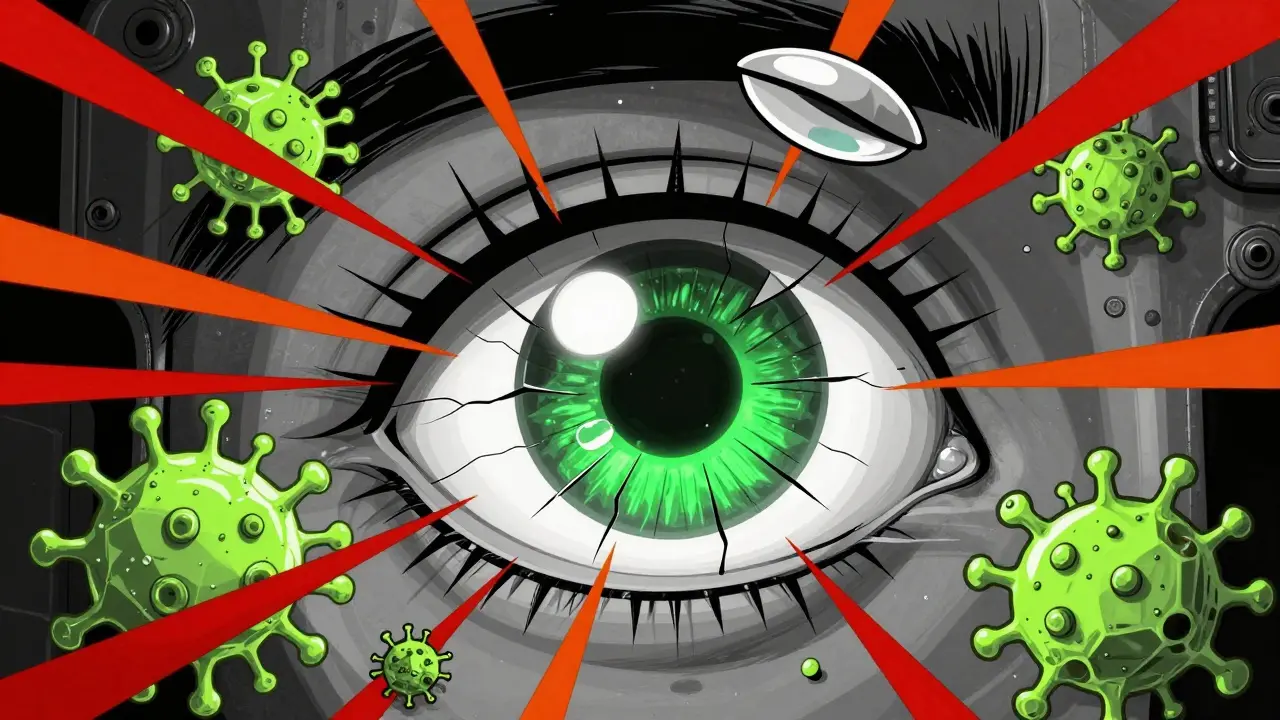 Corneal Ulcers and Contact Lenses: Risks, Signs, and What to Do Now