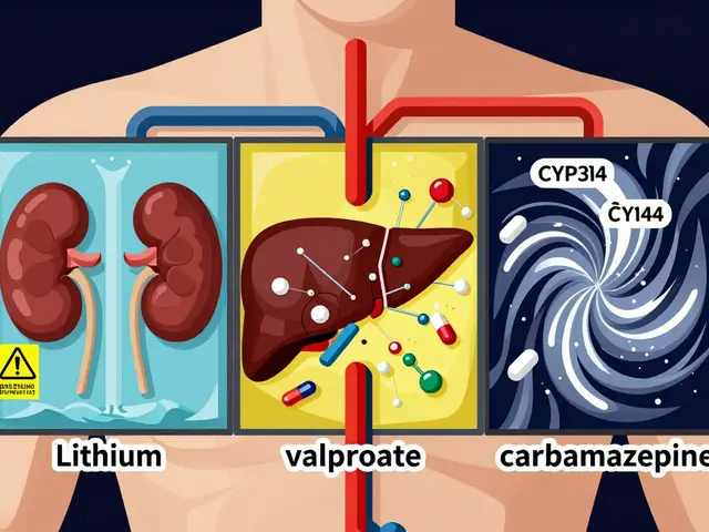 Mood Stabilizer Interactions: Lithium, Valproate, and Carbamazepine Explained
